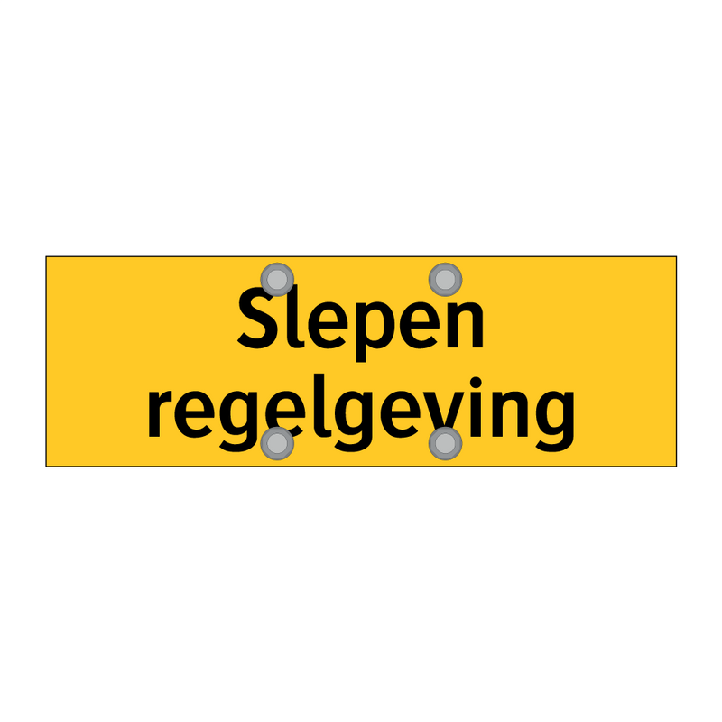 Slepen regelgeving & Slepen regelgeving & Slepen regelgeving