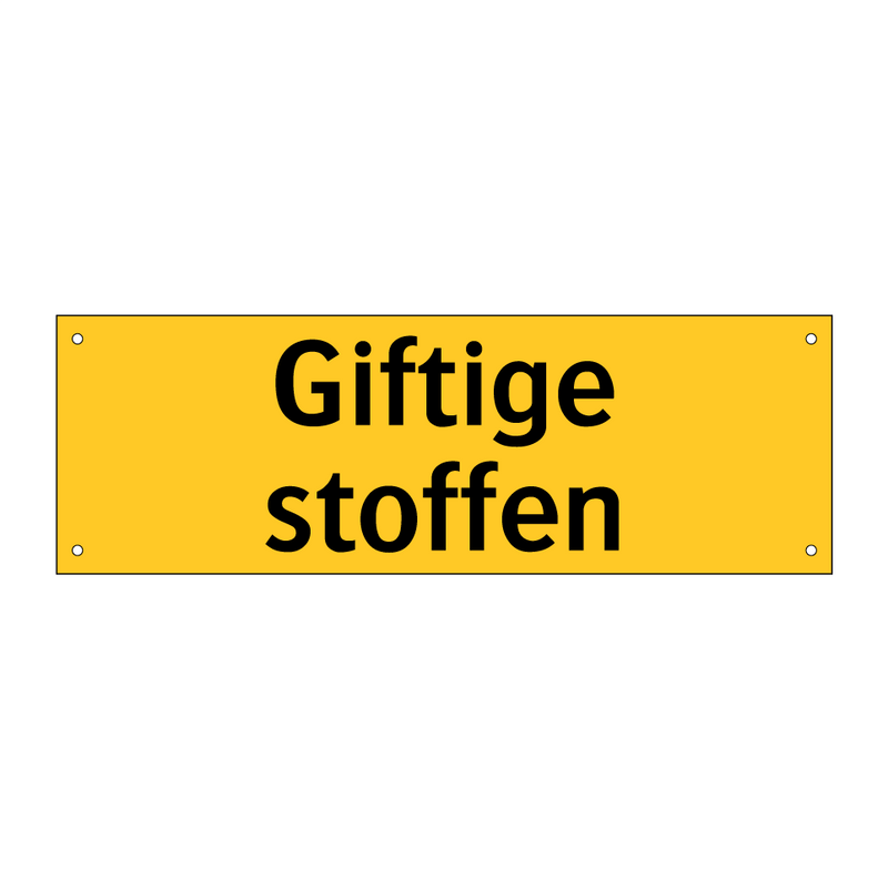 Giftige stoffen & Giftige stoffen & Giftige stoffen & Giftige stoffen & Giftige stoffen