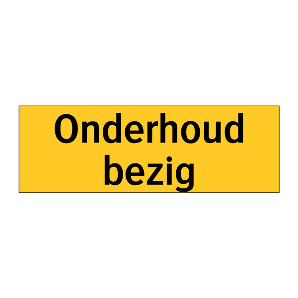 Onderhoud bezig & Onderhoud bezig & Onderhoud bezig & Onderhoud bezig & Onderhoud bezig