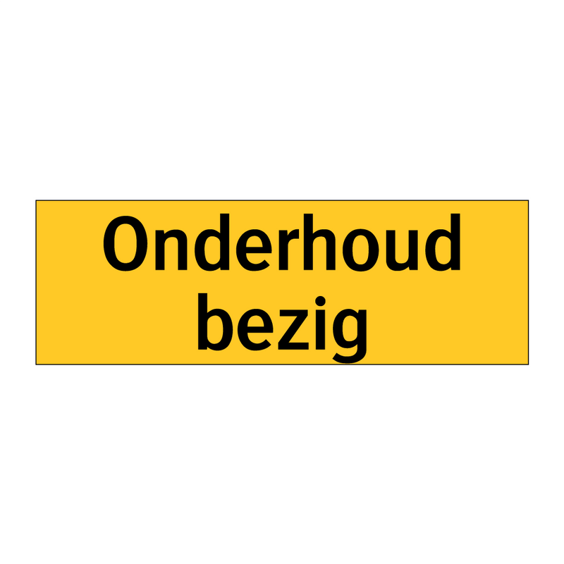 Onderhoud bezig & Onderhoud bezig & Onderhoud bezig & Onderhoud bezig & Onderhoud bezig