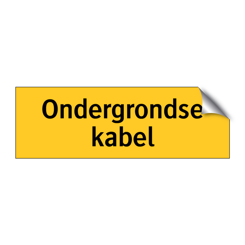 Ondergrondse kabel & Ondergrondse kabel & Ondergrondse kabel & Ondergrondse kabel