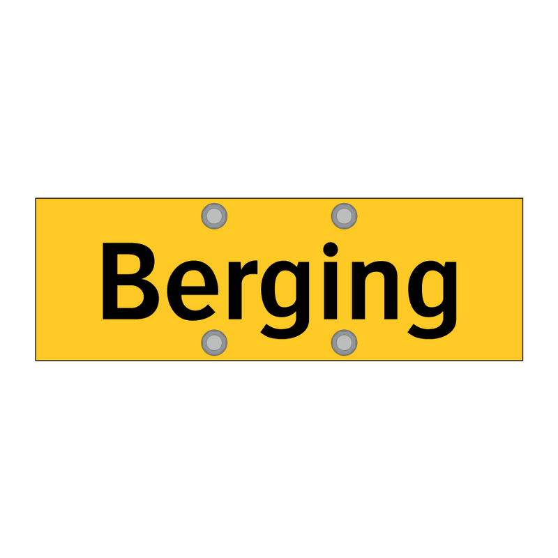 Berging & Berging & Berging