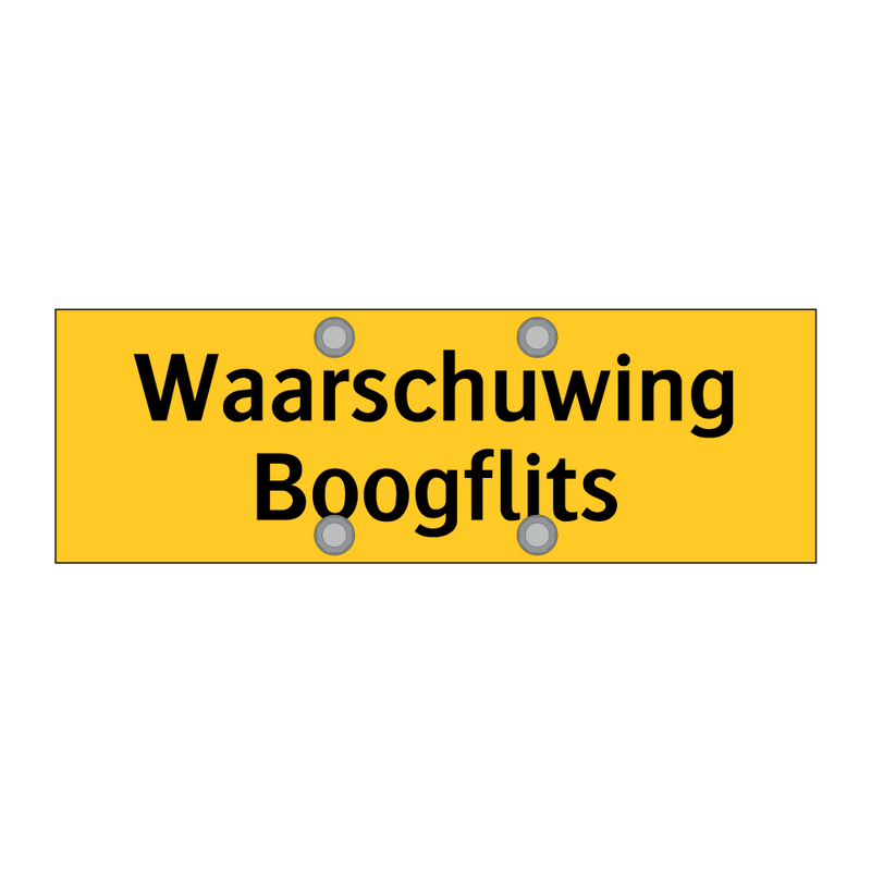 Waarschuwing Boogflits & Waarschuwing Boogflits & Waarschuwing Boogflits