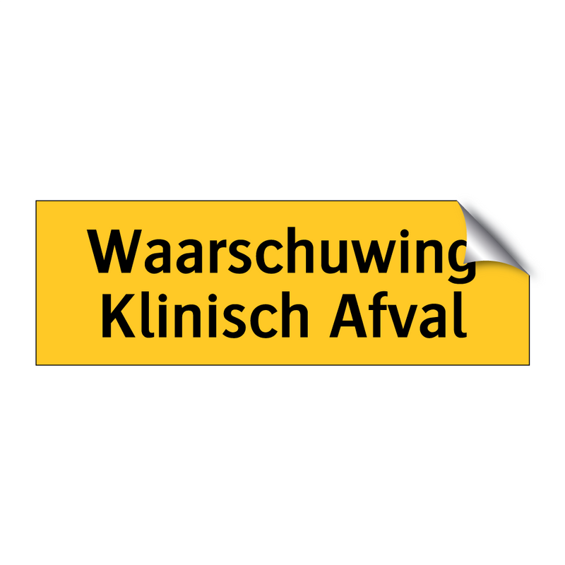 Waarschuwing Klinisch Afval & Waarschuwing Klinisch Afval & Waarschuwing Klinisch Afval