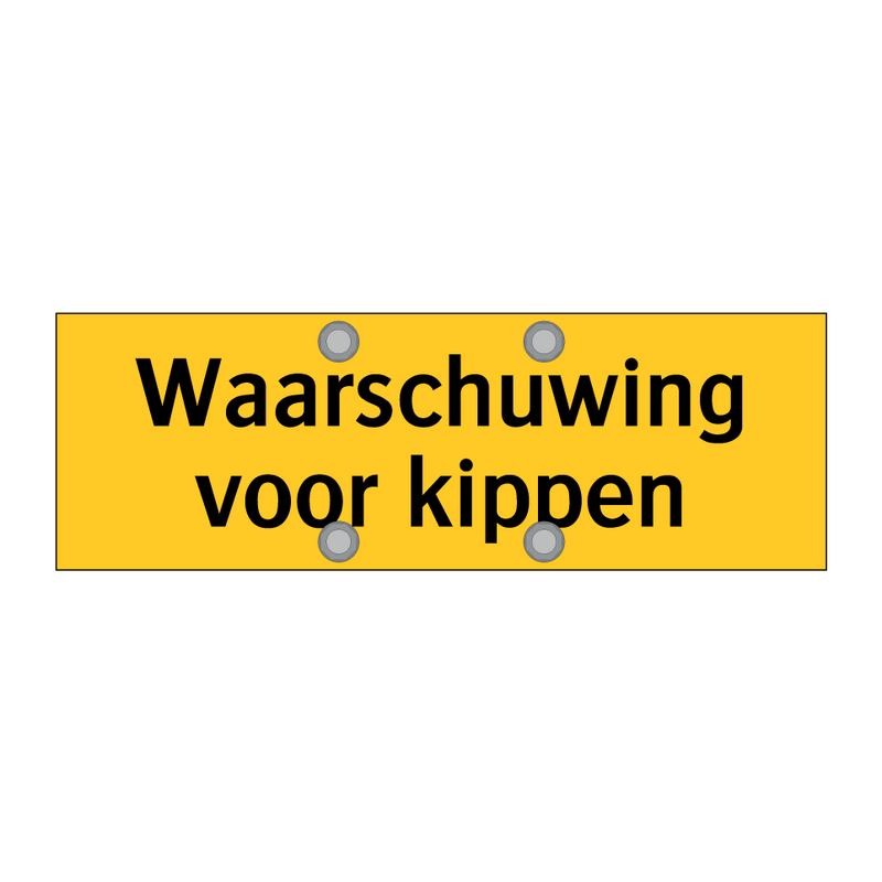 Waarschuwing voor kippen & Waarschuwing voor kippen & Waarschuwing voor kippen