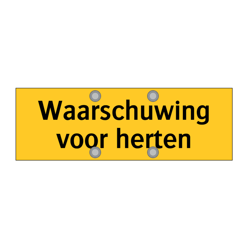 Waarschuwing voor herten & Waarschuwing voor herten & Waarschuwing voor herten