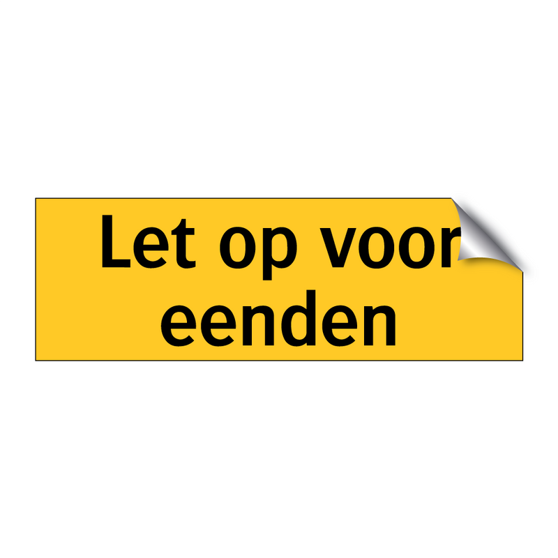 Let op voor eenden & Let op voor eenden & Let op voor eenden & Let op voor eenden