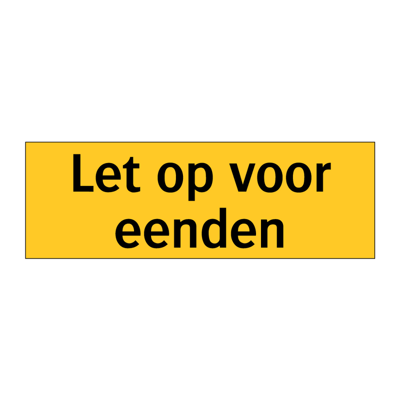 Let op voor eenden & Let op voor eenden & Let op voor eenden & Let op voor eenden