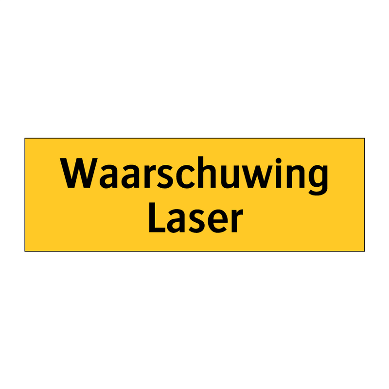 Waarschuwing Laser & Waarschuwing Laser & Waarschuwing Laser & Waarschuwing Laser