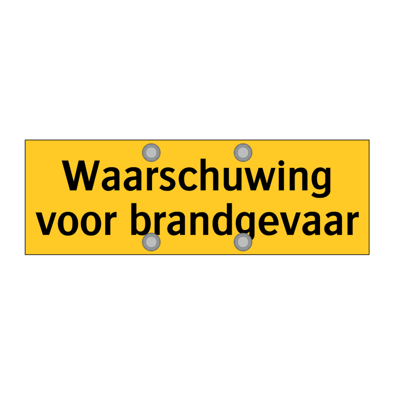 Waarschuwing voor brandgevaar & Waarschuwing voor brandgevaar & Waarschuwing voor brandgevaar