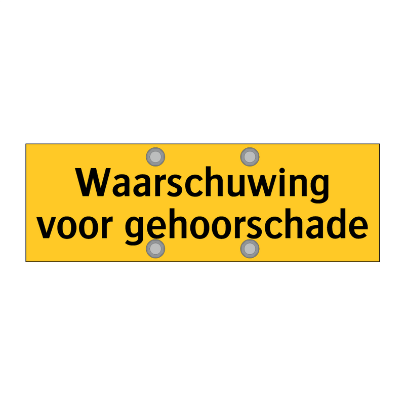 Waarschuwing voor gehoorschade & Waarschuwing voor gehoorschade & Waarschuwing voor gehoorschade