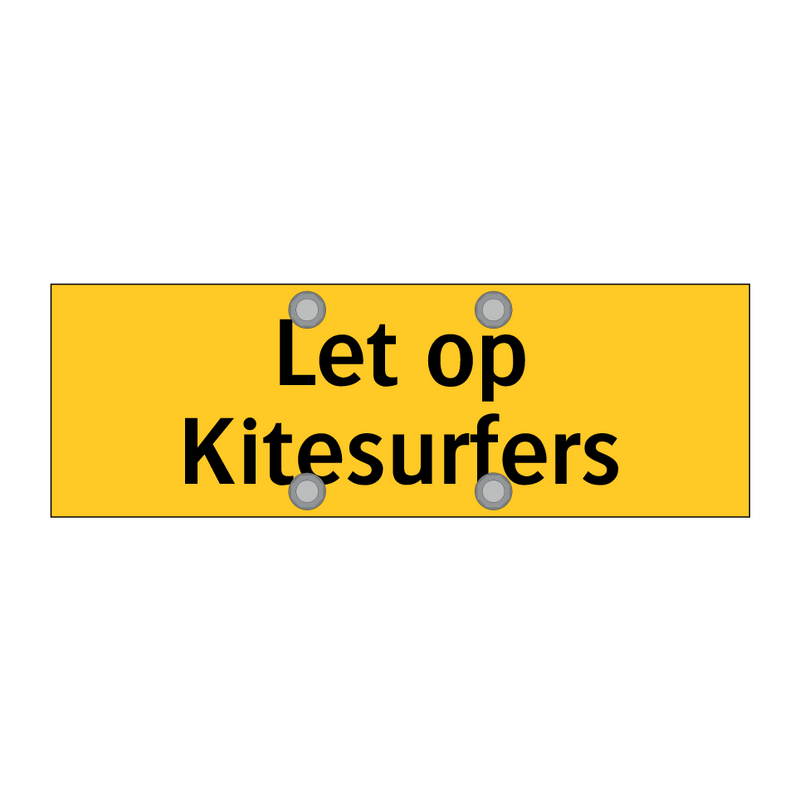 Let op Kitesurfers & Let op Kitesurfers & Let op Kitesurfers