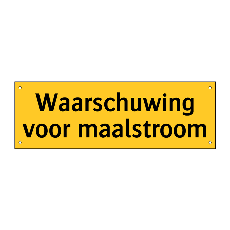 Waarschuwing voor maalstroom & Waarschuwing voor maalstroom & Waarschuwing voor maalstroom