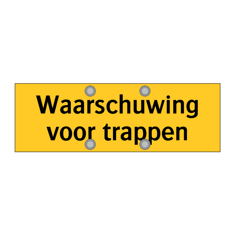 Waarschuwing voor trappen & Waarschuwing voor trappen & Waarschuwing voor trappen