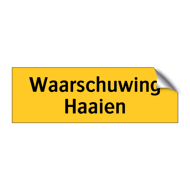 Waarschuwing Haaien & Waarschuwing Haaien & Waarschuwing Haaien & Waarschuwing Haaien