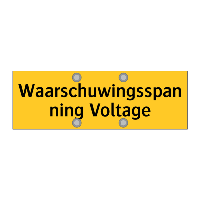 Waarschuwingsspanning Voltage & Waarschuwingsspanning Voltage & Waarschuwingsspanning Voltage