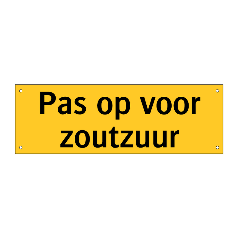 Pas op voor zoutzuur & Pas op voor zoutzuur & Pas op voor zoutzuur & Pas op voor zoutzuur