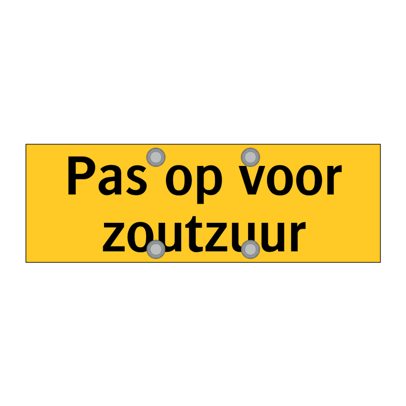 Pas op voor zoutzuur & Pas op voor zoutzuur & Pas op voor zoutzuur