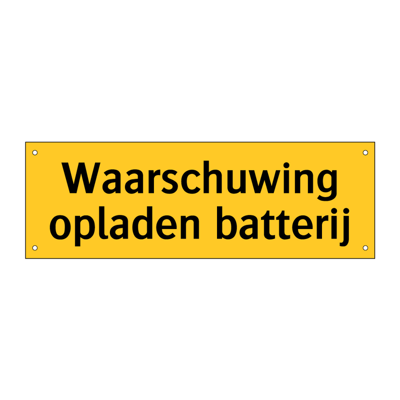 Waarschuwing opladen batterij & Waarschuwing opladen batterij & Waarschuwing opladen batterij