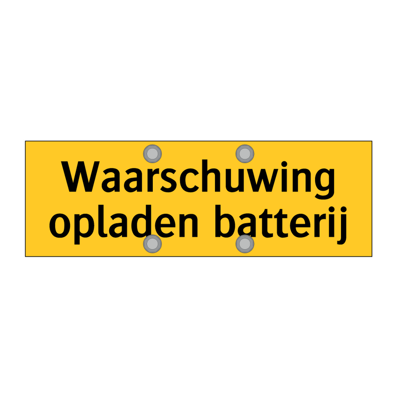 Waarschuwing opladen batterij & Waarschuwing opladen batterij & Waarschuwing opladen batterij