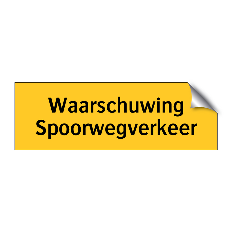 Waarschuwing Spoorwegverkeer & Waarschuwing Spoorwegverkeer & Waarschuwing Spoorwegverkeer