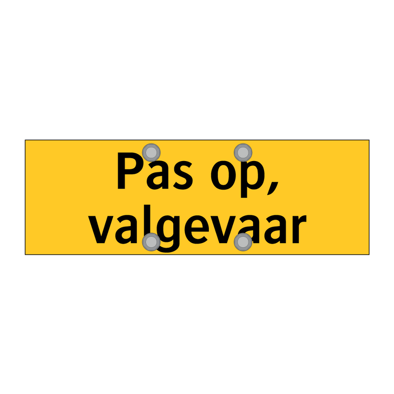 Pas op, valgevaar & Pas op, valgevaar & Pas op, valgevaar