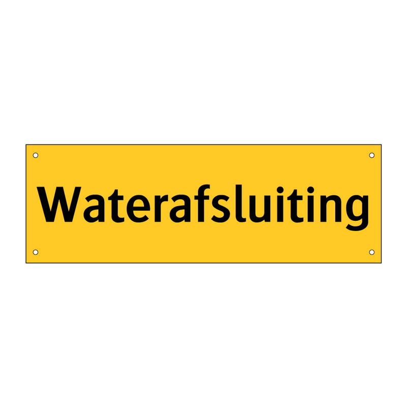 Waterafsluiting & Waterafsluiting & Waterafsluiting & Waterafsluiting & Waterafsluiting