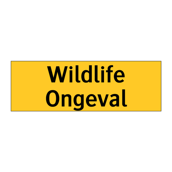 Wildlife Ongeval & Wildlife Ongeval & Wildlife Ongeval & Wildlife Ongeval & Wildlife Ongeval