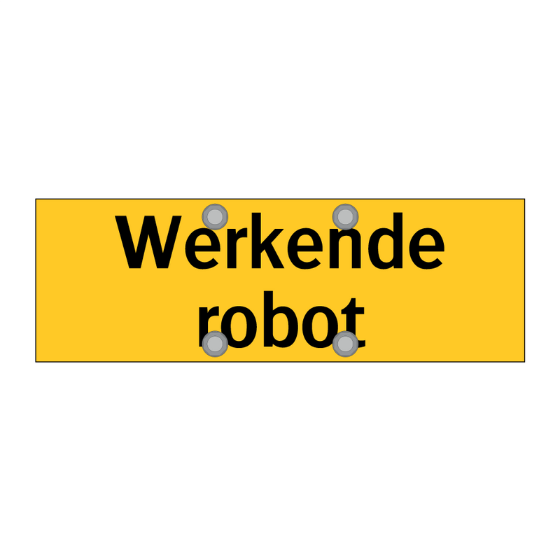 Werkende robot & Werkende robot & Werkende robot