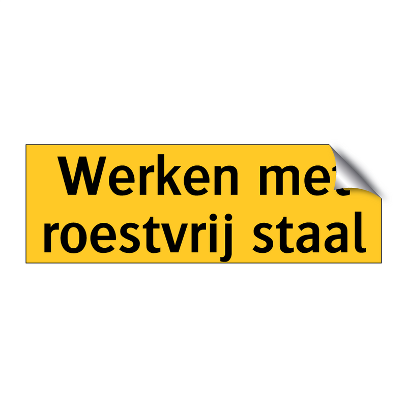 Werken met roestvrij staal & Werken met roestvrij staal & Werken met roestvrij staal