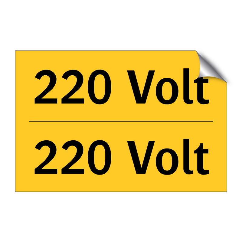 220 Volt & 220 Volt & 220 Volt & 220 Volt