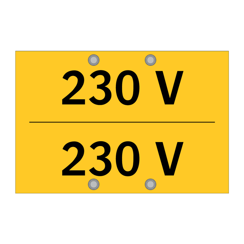 230 V & 230 V & 230 V & 230 V & 230 V