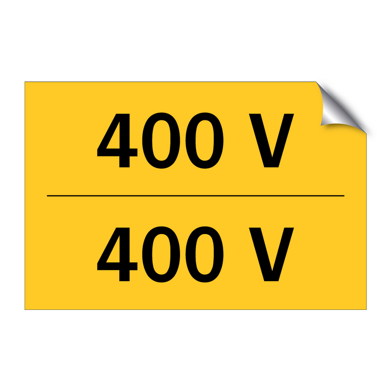 400 V & 400 V & 400 V & 400 V