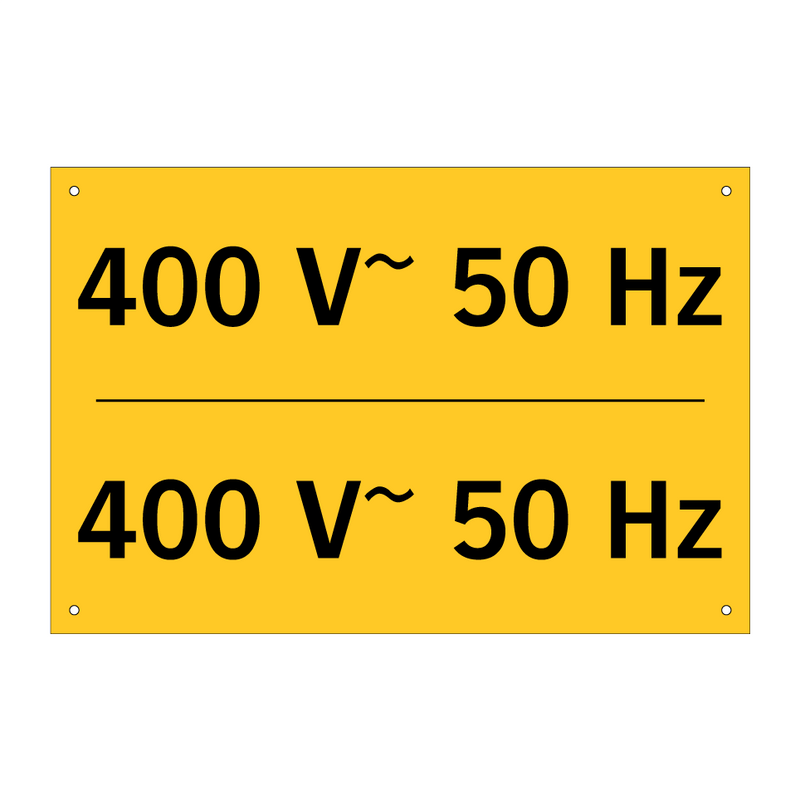 400 V~ 50 Hz & 400 V~ 50 Hz & 400 V~ 50 Hz & 400 V~ 50 Hz & 400 V~ 50 Hz & 400 V~ 50 Hz