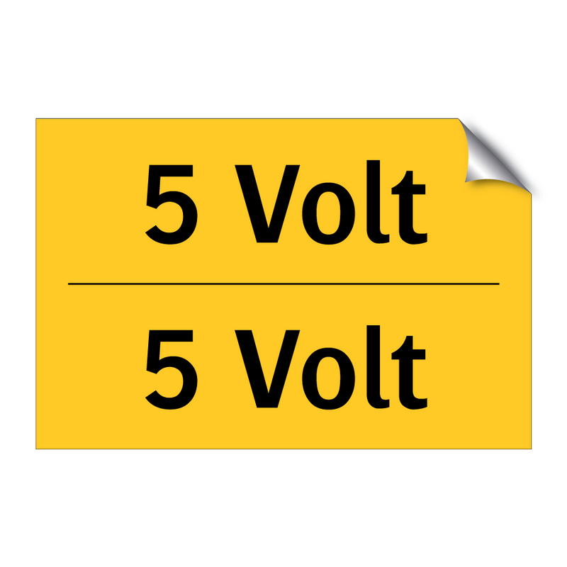 5 Volt & 5 Volt & 5 Volt & 5 Volt