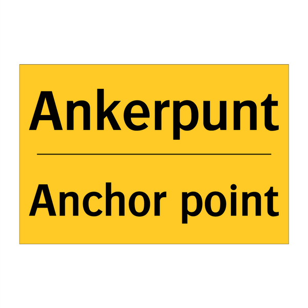 Ankerpunt - Anchor point & Ankerpunt - Anchor point & Ankerpunt - Anchor point