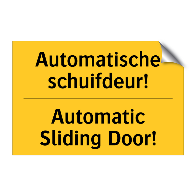 Automatische schuifdeur! - Automatic Sliding Door!