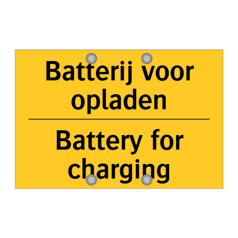 Batterij voor opladen - Battery for charging & Batterij voor opladen - Battery for charging