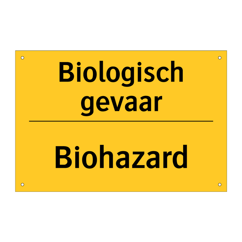 Biologisch gevaar - Biohazard & Biologisch gevaar - Biohazard & Biologisch gevaar - Biohazard