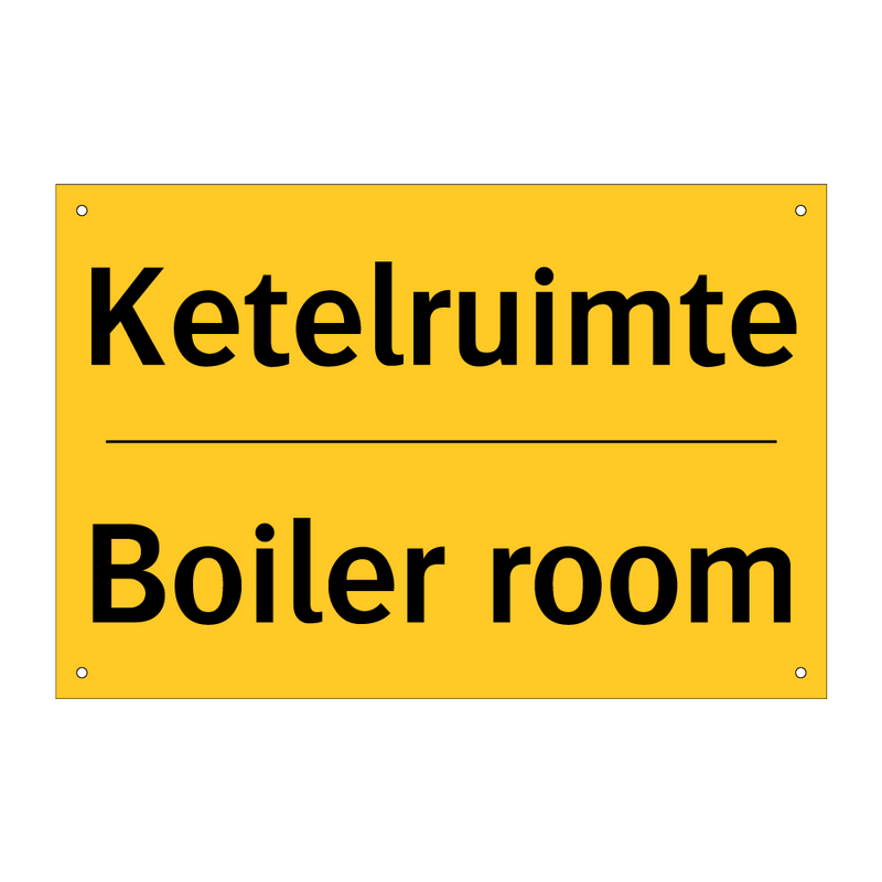 Ketelruimte - Boiler room & Ketelruimte - Boiler room & Ketelruimte - Boiler room