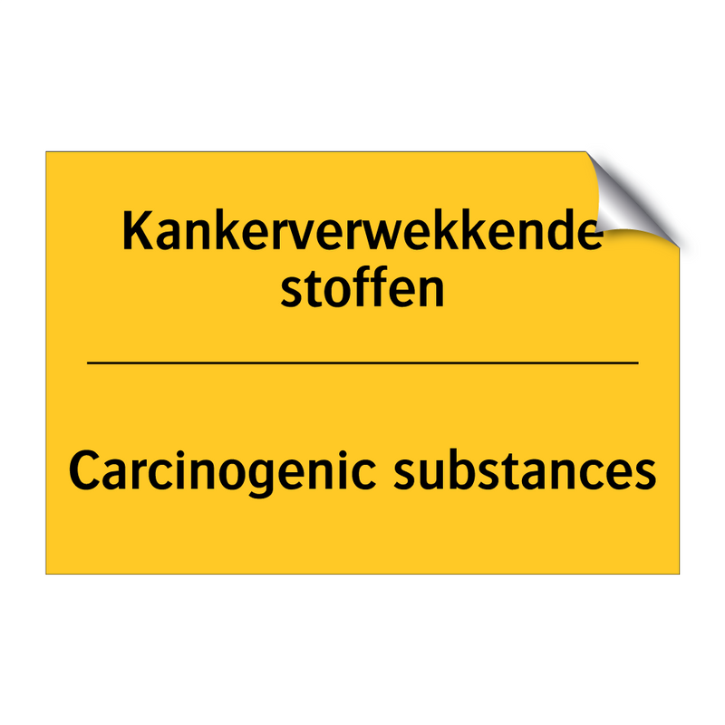 Kankerverwekkende stoffen - Carcinogenic substances