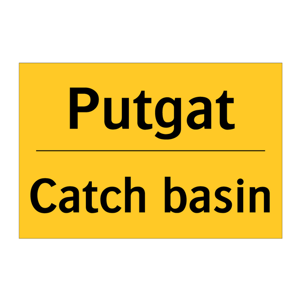 Putgat - Catch basin & Putgat - Catch basin & Putgat - Catch basin & Putgat - Catch basin