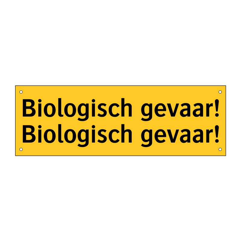 Biologisch gevaar! Biologisch gevaar! & Biologisch gevaar! Biologisch gevaar!