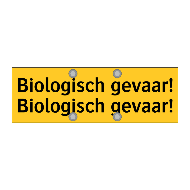 Biologisch gevaar! Biologisch gevaar! & Biologisch gevaar! Biologisch gevaar!