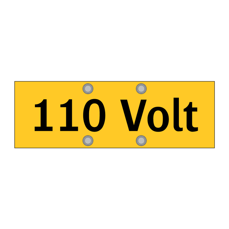 110 Volt & 110 Volt & 110 Volt