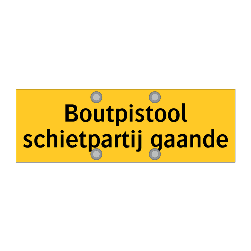 Boutpistool schietpartij gaande & Boutpistool schietpartij gaande & Boutpistool schietpartij gaande