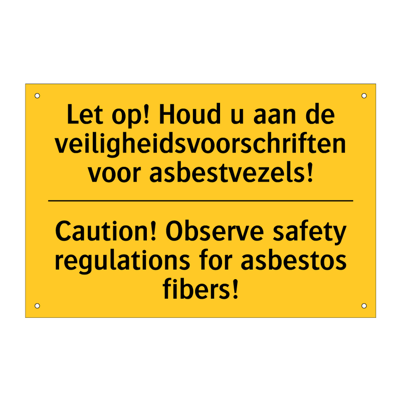 Let op! Houd u aan de veiligheidsvoorschriften /.../ - Caution! Observe safety regulations /.../