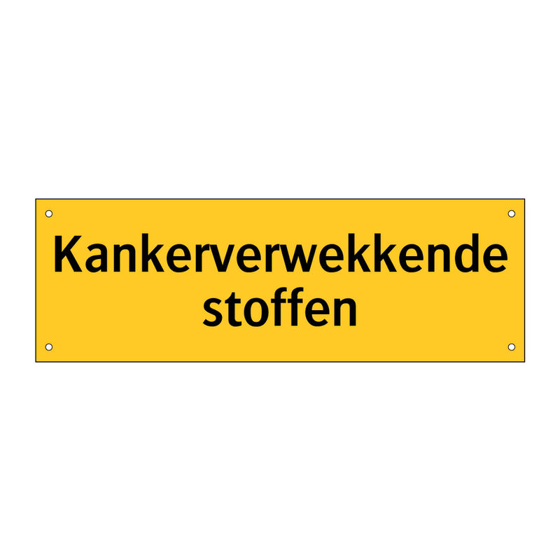 Kankerverwekkende stoffen & Kankerverwekkende stoffen & Kankerverwekkende stoffen