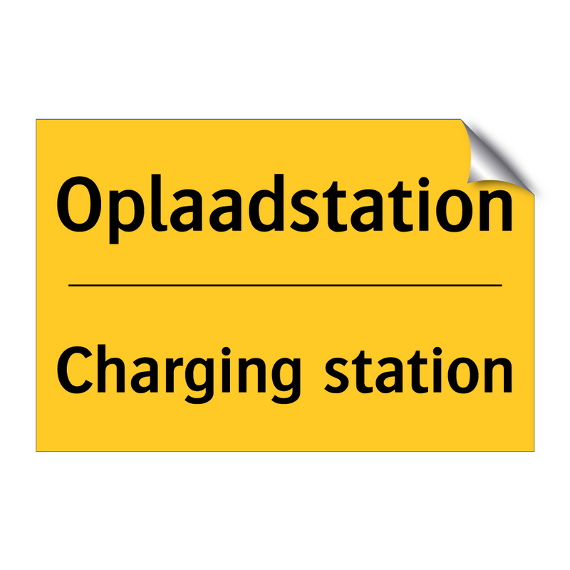 Oplaadstation - Charging station & Oplaadstation - Charging station