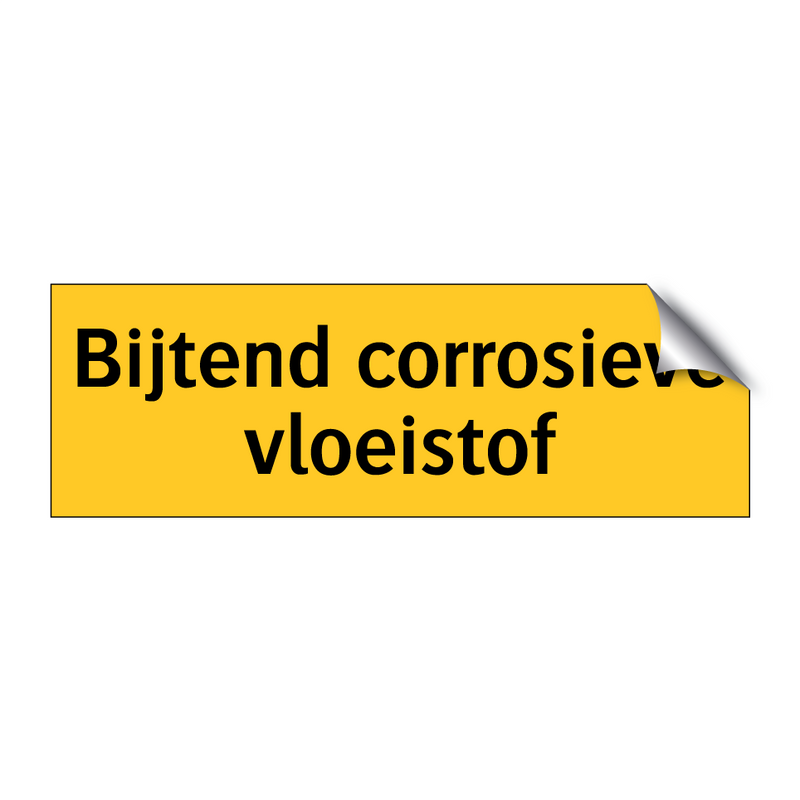 Bijtend corrosieve vloeistof & Bijtend corrosieve vloeistof & Bijtend corrosieve vloeistof